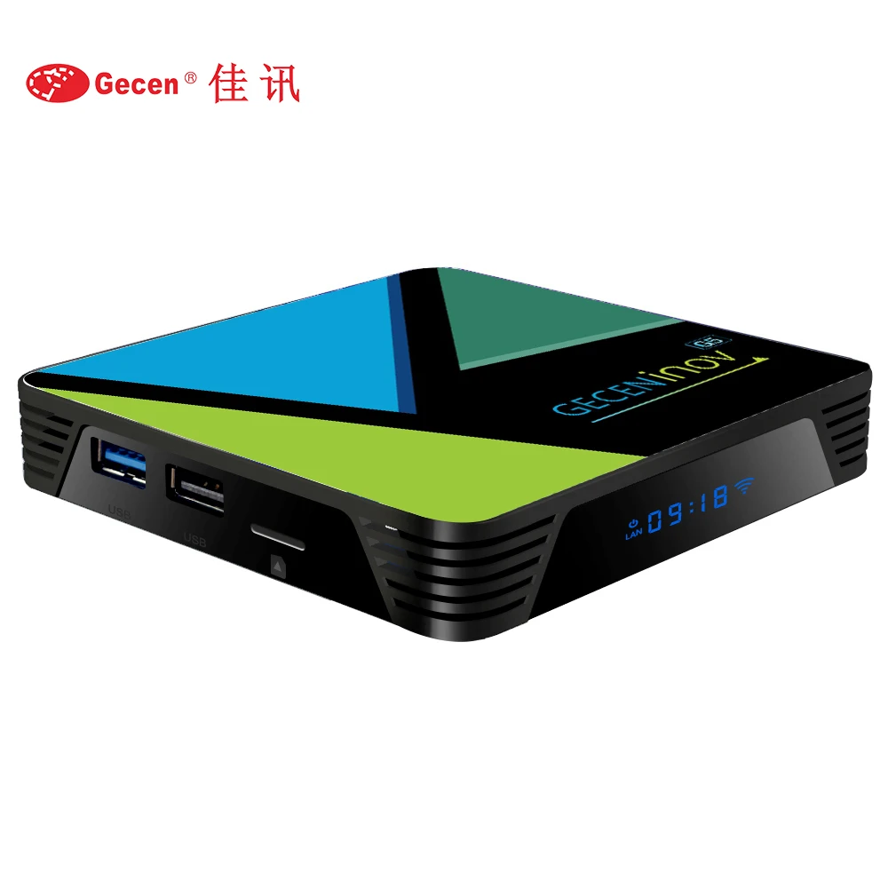 Certified factory direct supply G5 tv Box Android Support 2.4G 5G WiFi BT 4k smart Tv box support Custom service
