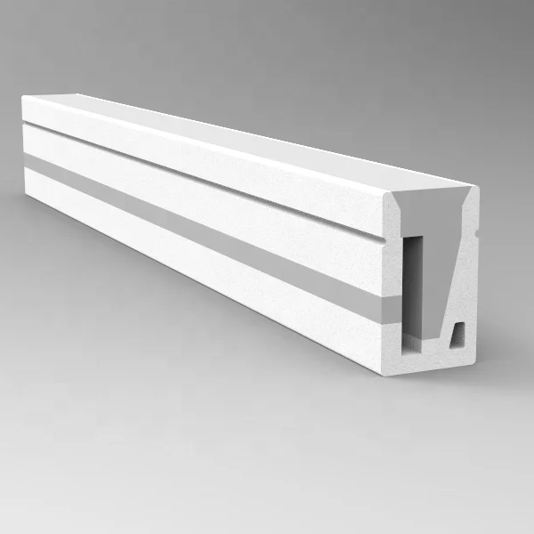 Silicone rubber profile for LED light, housing for strips