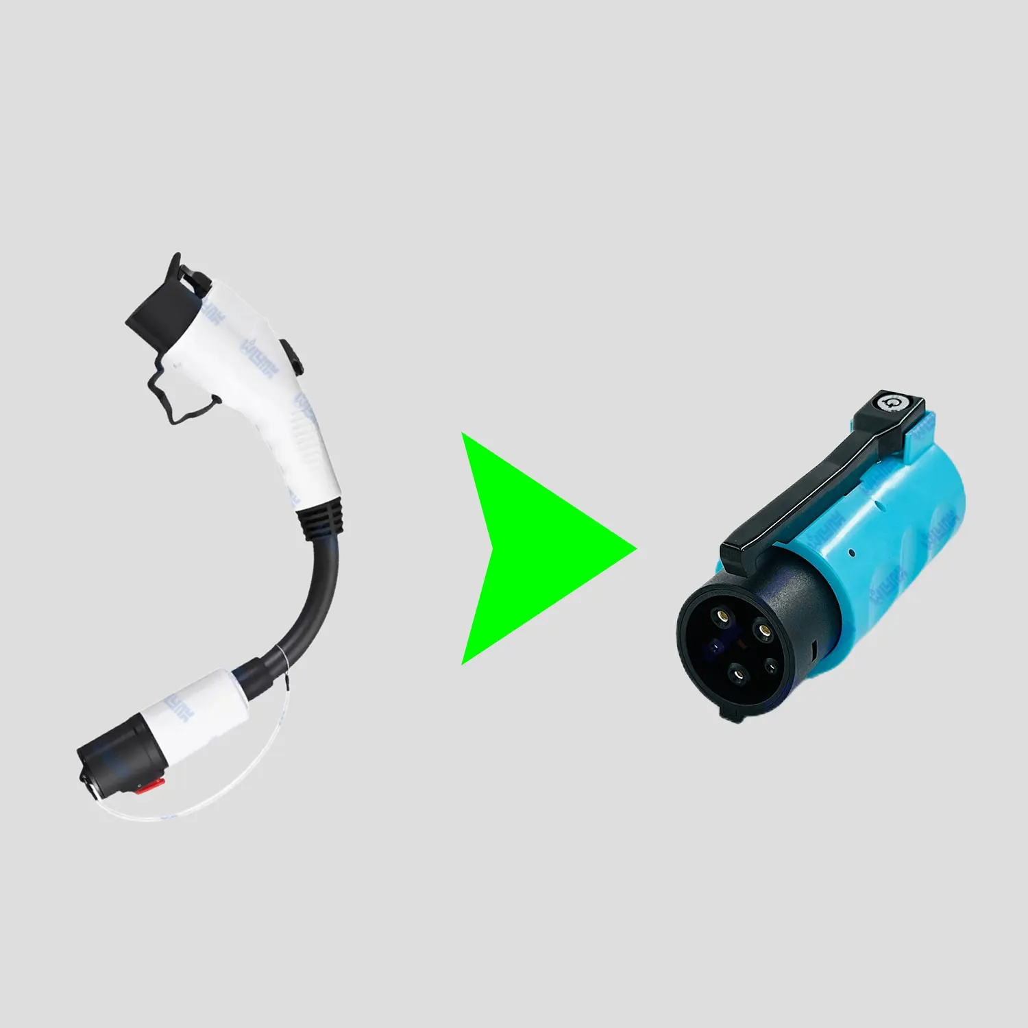 Адаптер для зарядки 80 Ампер, 250 В, совместим с зарядным устройством для электромобилей Tesla к Sae J1772, зарядный адаптер с моделью S/3/x/y