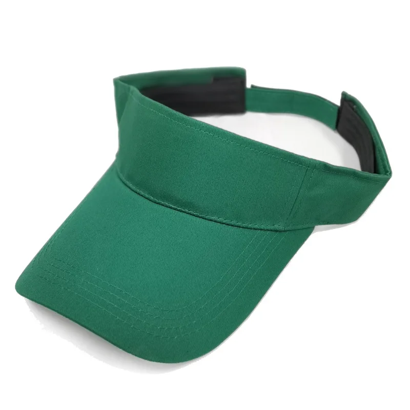 Hot Factory Visor Sun yellow Hat Golf Tennis Beach Men Women Cap Adjustable Sports Plain Colors