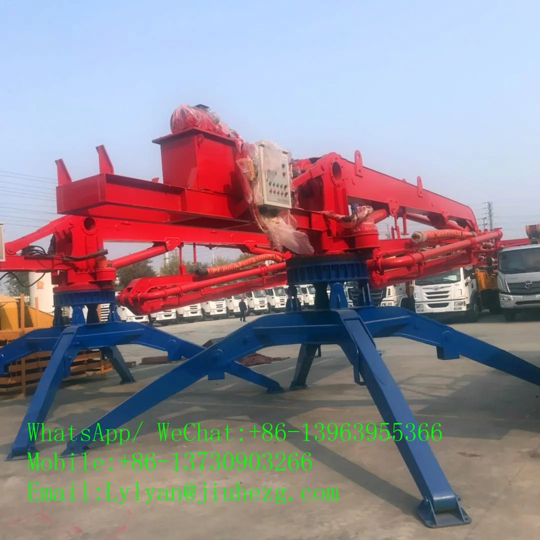
17m portable hydraulic pump concrete placing boom price 
