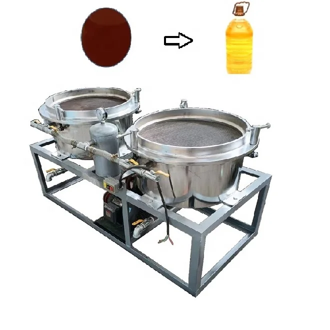 vacuum crude soybeans palm oil sunflower virgin olive oil filter cleaning purifier purification press machine automatic