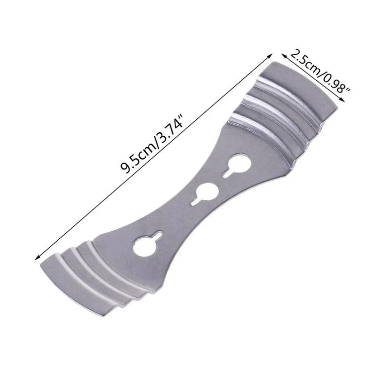 Bulk Price Wholesale Aluminum Metal Candle Wick Centering Holder For DIY Candle making