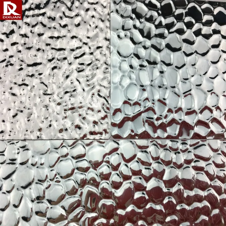 Customized embossed aluminum sheet ribbed stucco plate for lightning grow light