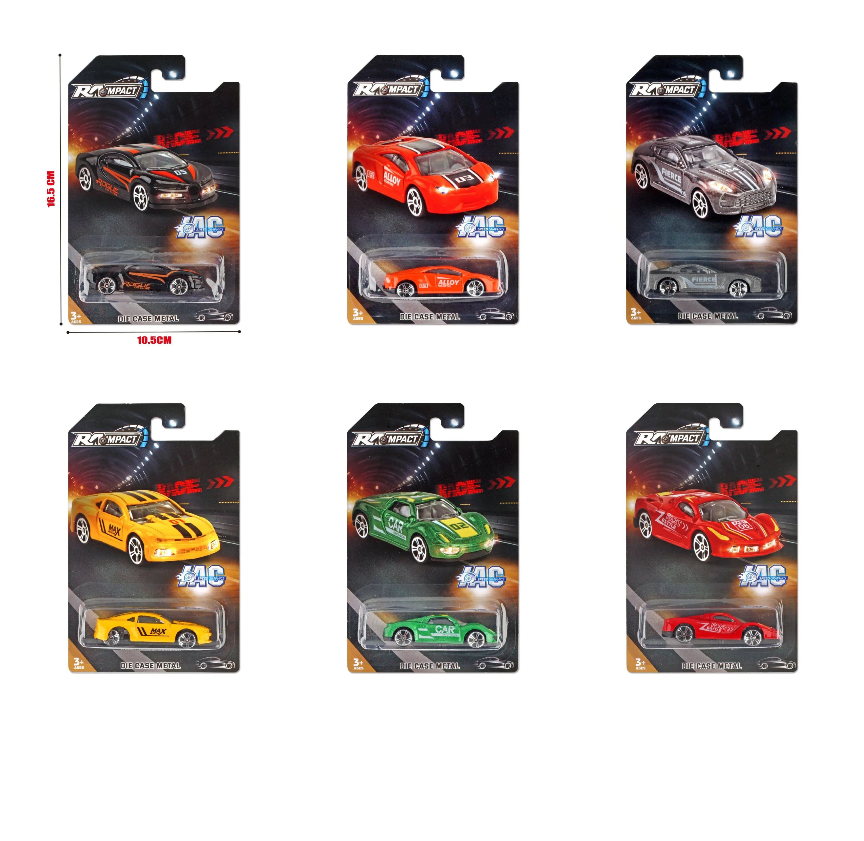 Wholesale 1:64 Scale Die Cast Car Blister Car Alloy Toy Model Car