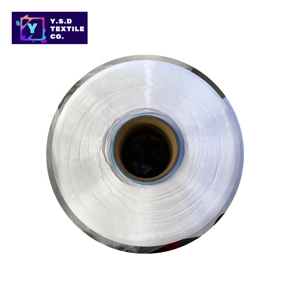 Factory price PET 100% Polyester FDY SD Raw White 200D/10F mother yarn for weaving knitting