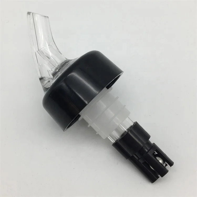 Bar Stainless Steel Plastic Measured 1/2/3/4/5 oz Olive Oil Vinegar Wine Bottle Liquor Speed Tapered Spout Pourer Dispenser