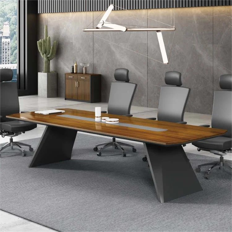 Executive Desk With Cabinet In Unique Modern Classic Style Luxury Office Furniture Boss Wood Table