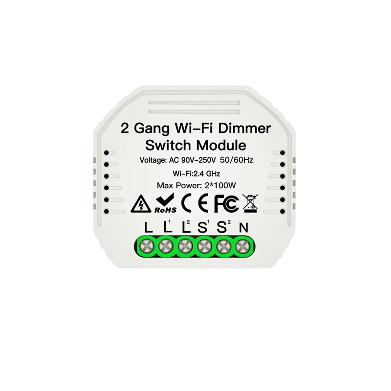 Shwuei Smart Life App Timer Remote Control Wireless Intelligent Automatic Wifi Dimmer Circuit Breaker