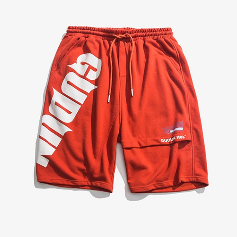 Оптовая продажа, мужские спортивные баскетбольные шорты из полиэстера с принтом логотипа