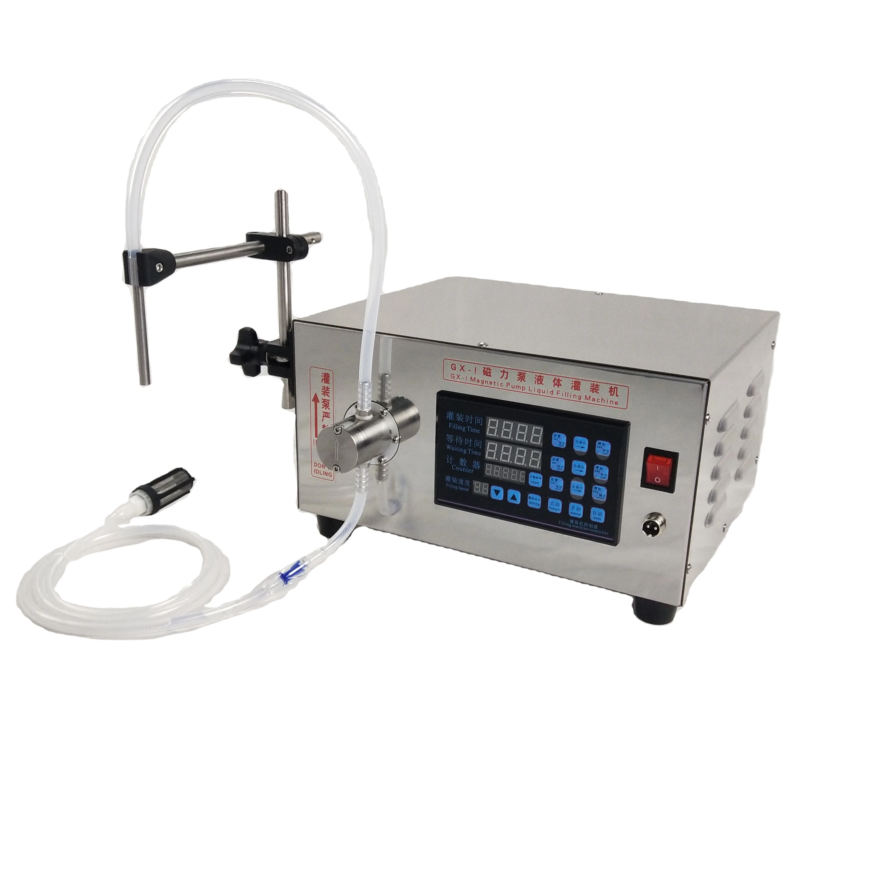 Semi Automatic Single nozzle magnetic pump liquid filling machine For Soft Drink,Perfume,Oil,Beverages,Cosmetic Liquid