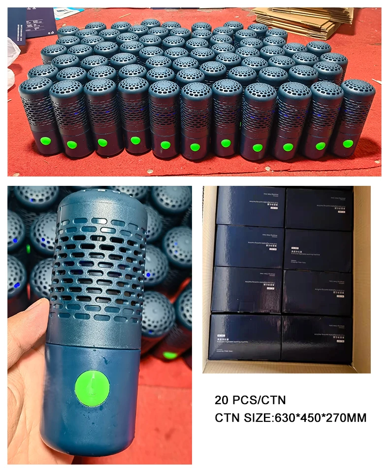 Small Kitchen Appliances Multi Function Mini Food Fruit Cleaning Washer Vegetable Capsule Purifier