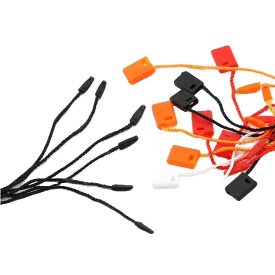 Wholesale Garment String Loop Plastic Seal Tag Plastic Seal Tag plastic loop lock tag