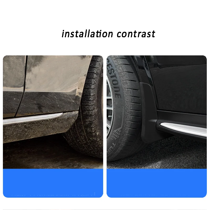 Car Wheel Mudguard Mud Guard Fender for Mercedes Benz C Class W206 2021 2022 2023 2024 Sport Accessories Protect Style Cover
