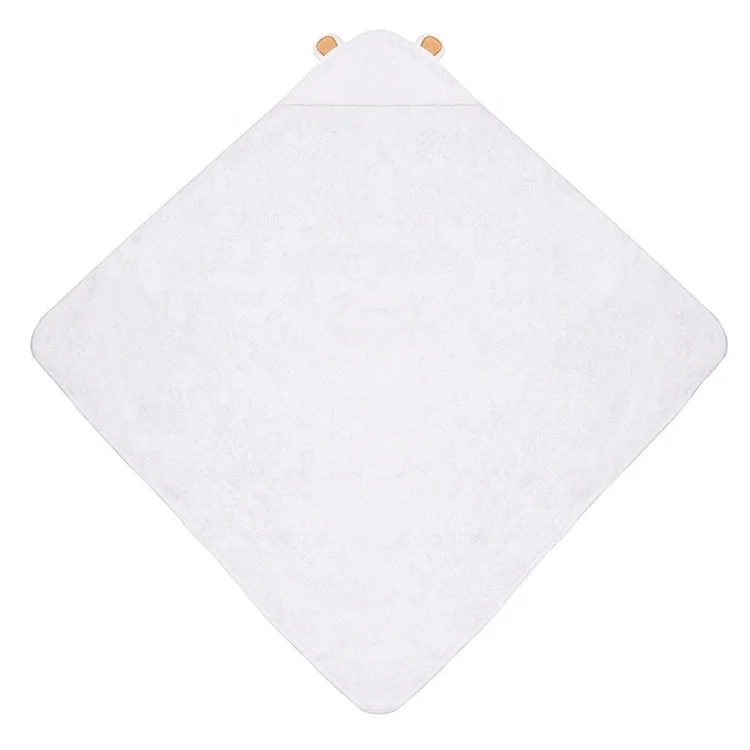 
Organic Bamboo Baby Animal Hooded Towel 