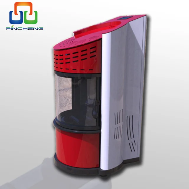 Портативная древесная пеллетная печь с искусственным интеллектом