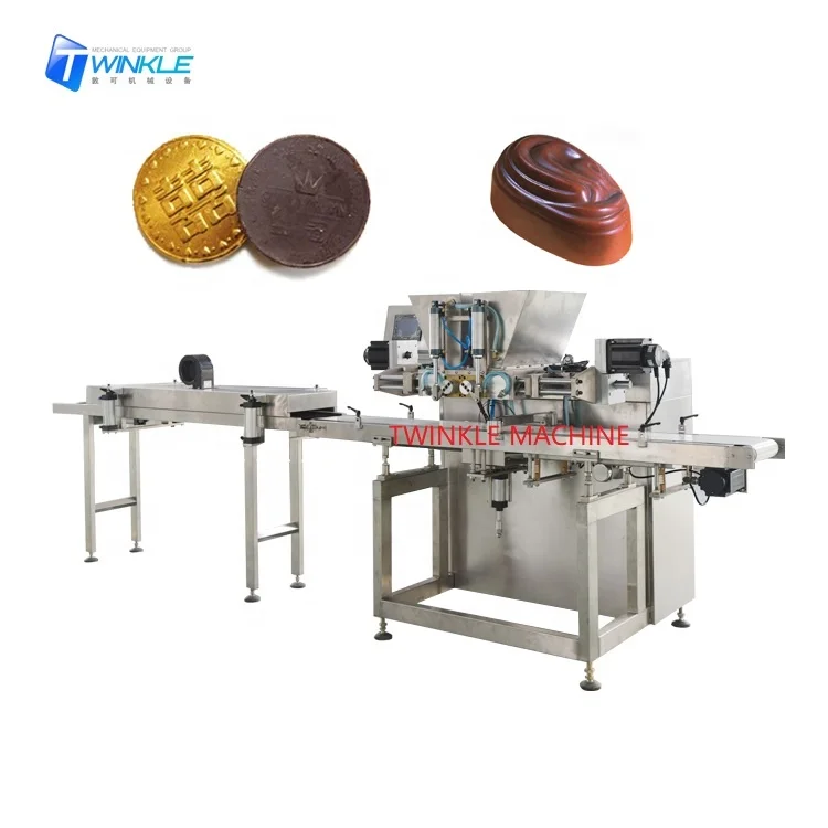 one shot 90% center filled chocolate making machine