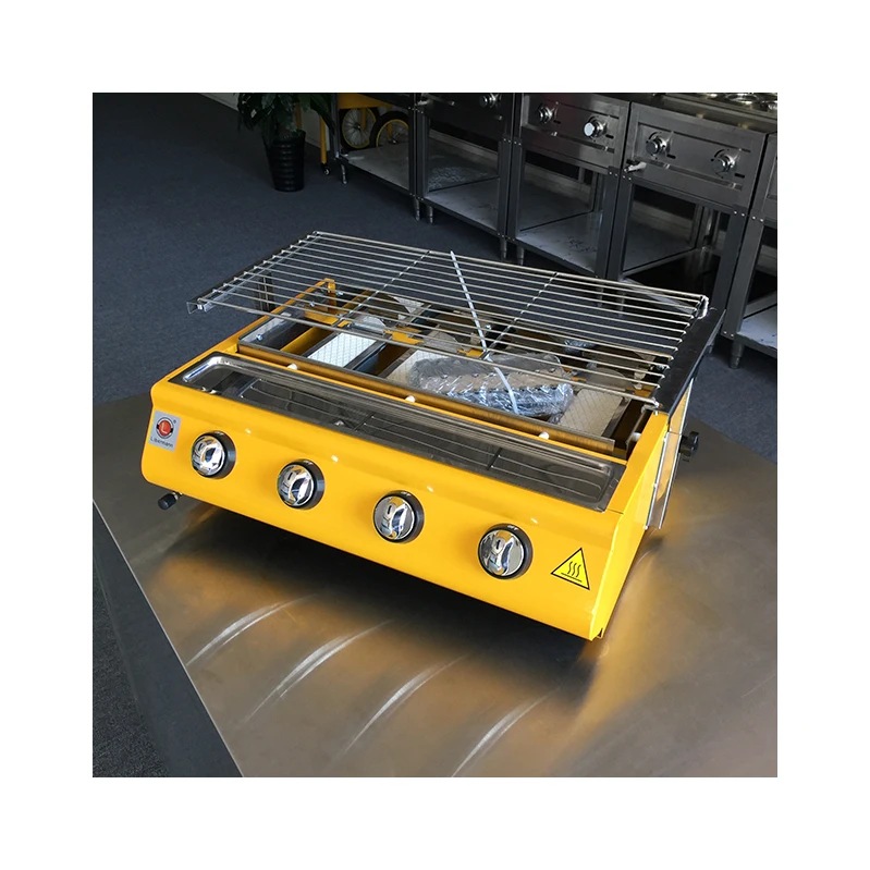 Industrial Smokeless Electric Bbq Grill Korean Bbq Grill Table/chicken Grill Machine/kamado Grill Machine Gas Stainless Steel