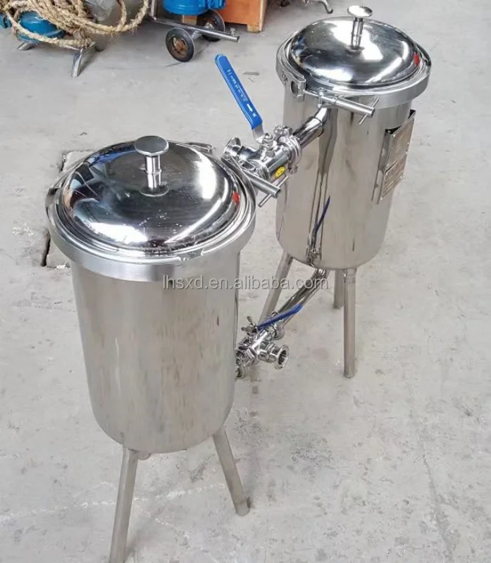 Stainless steel juice honey milk semi fluid filtration machine dual filter