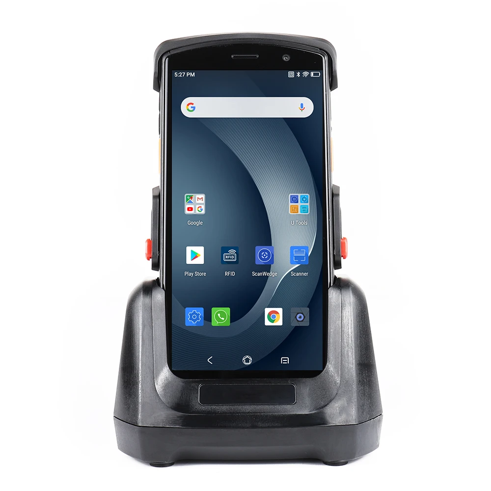 android handheld biometric device with nfc reader fingerprint reader