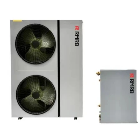 R32 Water Heat Pump All in one Air Source Heat Pump for Central House Heating Cooling and Domestic Hot Water.