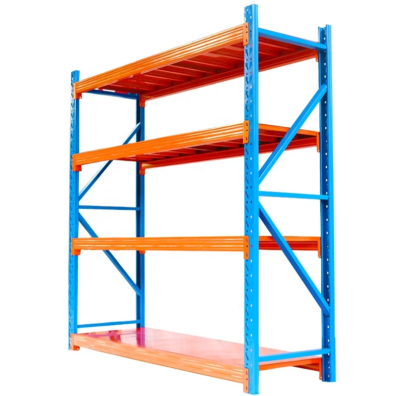 4 layers 200kg boltless garage storage racking metal shelving unit racking warehouse storage