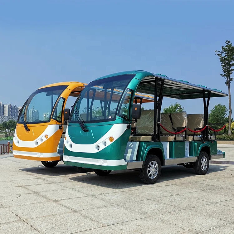 Chinese electric car sightseeing shuttle bus mini school bus