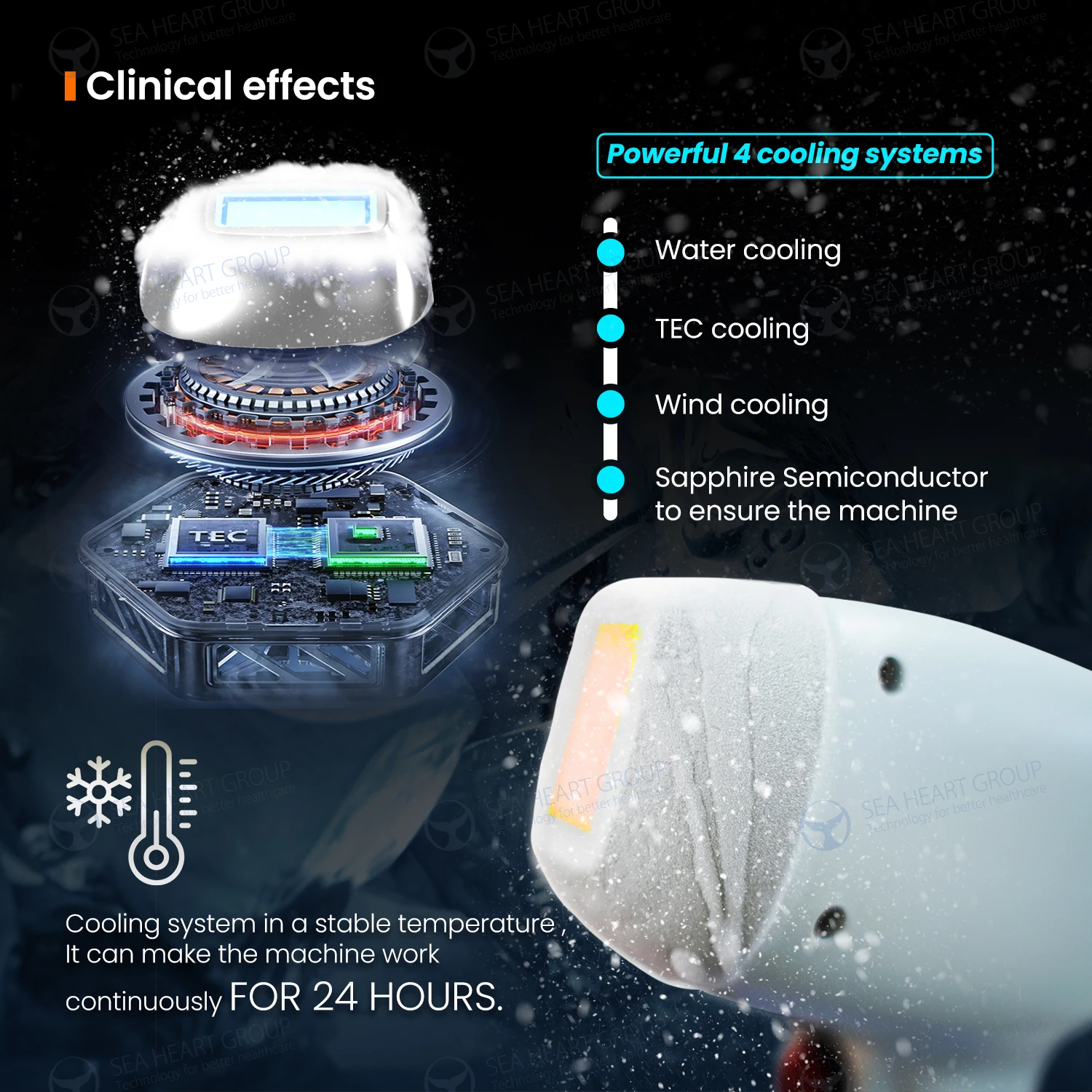 Seaheart 4 Wavelength Hair Removal Laser 4 Wavelength Diode Hair Removal Laser Laser Hair Removal Machine