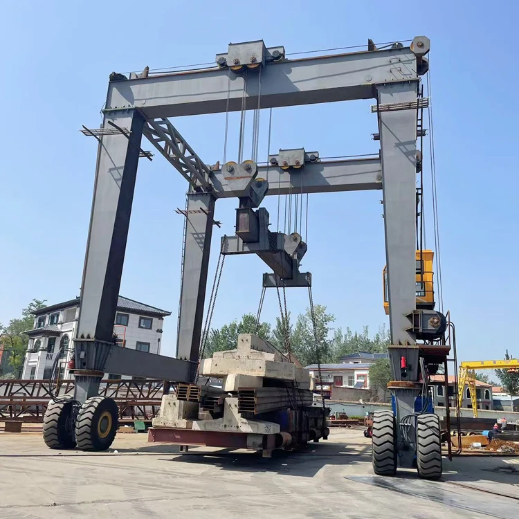 heavy duty 50 ton 80 ton 100 ton 500t Mobile Boat Hoist Gantry Crane for Sale