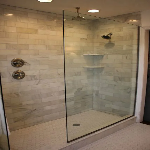 wholesale tempered glass bathroom large shower room