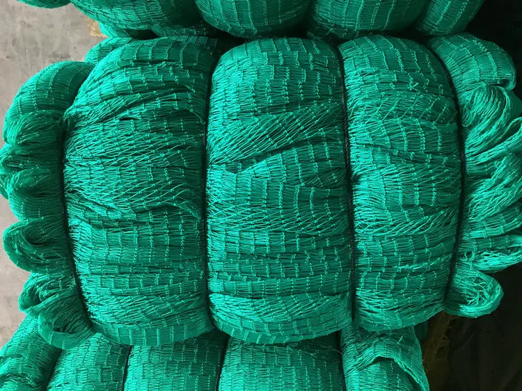 china high quality Machine knitting fishing net knotted braided strong HDPE fish net