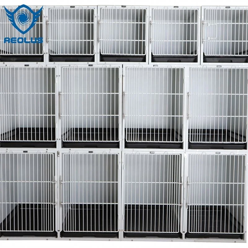 Dog Cage Kennel Outdoor Zinc Coated Dog Cage Wheels Animal Cage