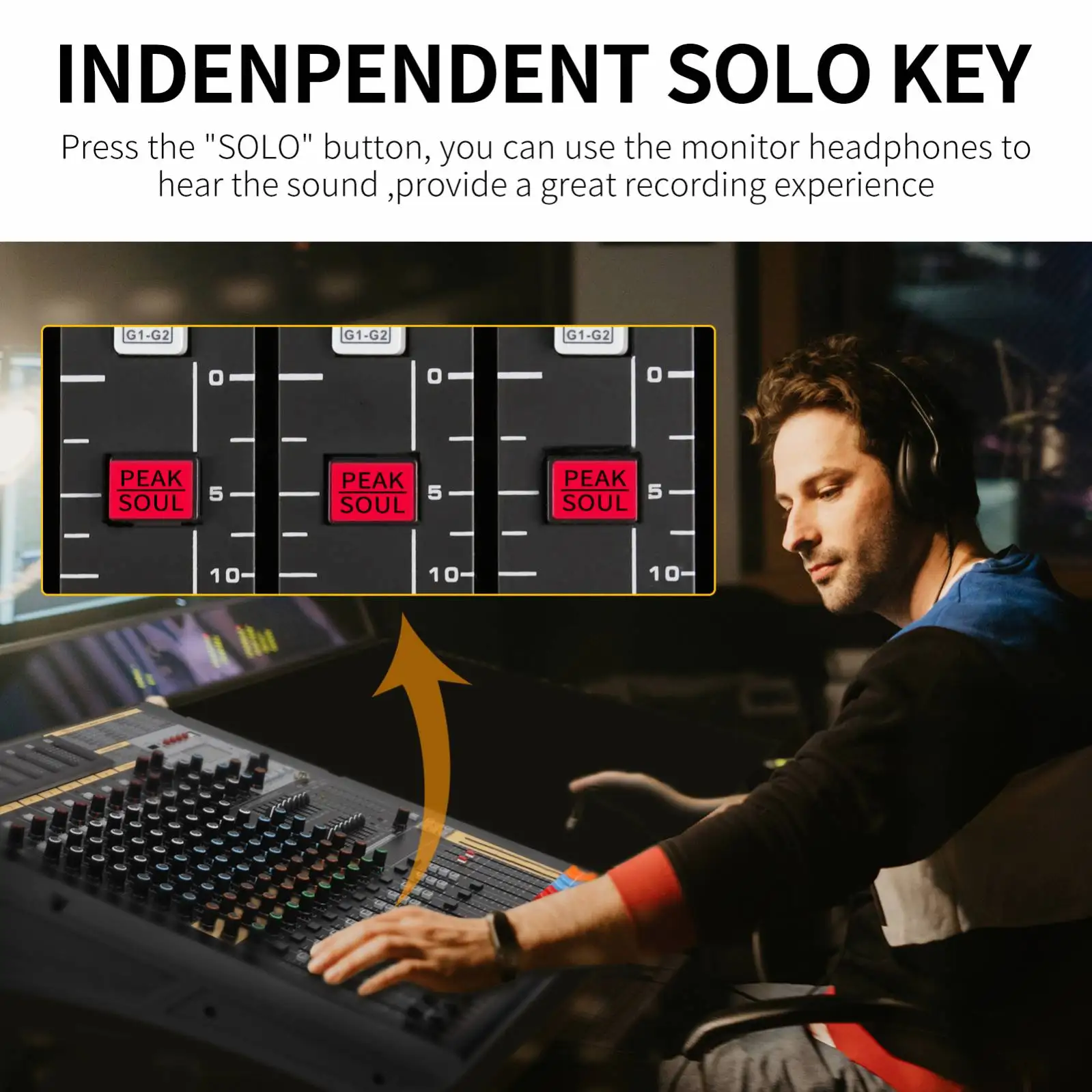 GPUB TB-32 New Arrival 24 DSP human effects and 8 DSP instrument effects Audio Mixer