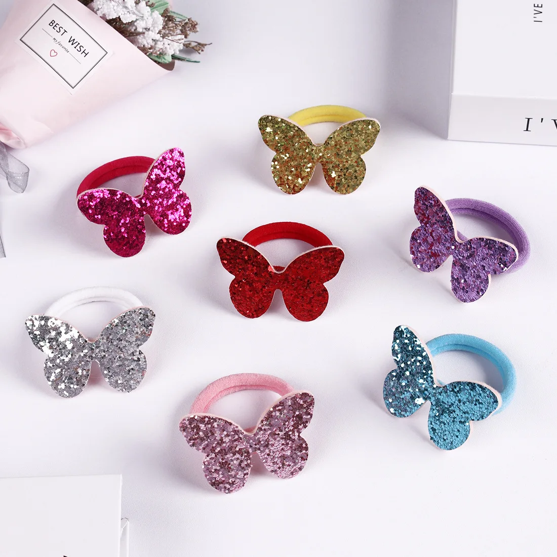 New DIY Baby Nylon Hair Bow Band Elastics for Baby Girls Newborn Infant Toddler Child Hair Accessories