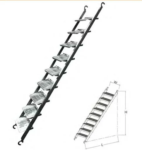 Scaffolding Steel Ladder staircase for ringlock cuplock platform system