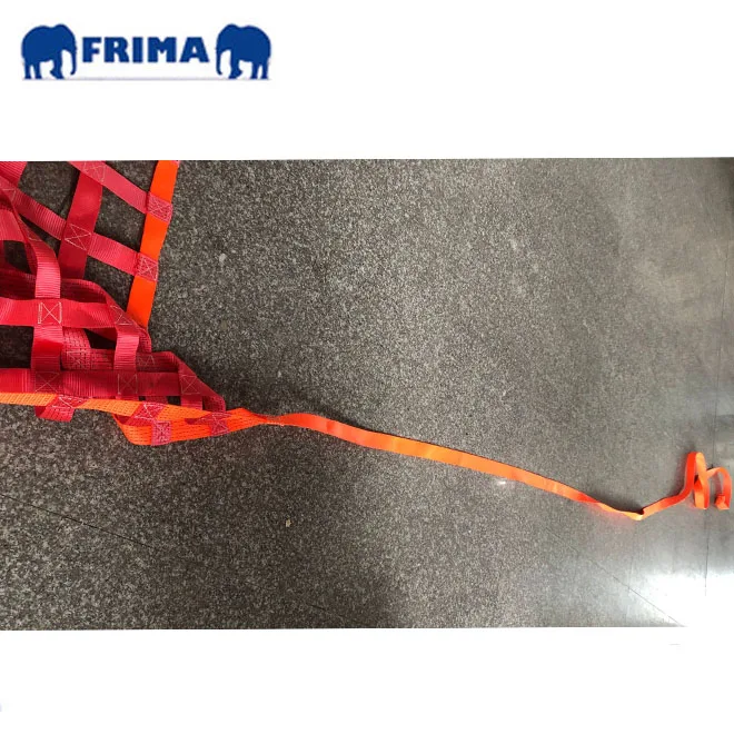 3Tons Polyester Webbing Sling Cargo Net Adjustable Cargo Net for Truck for Climbing Cargo Net