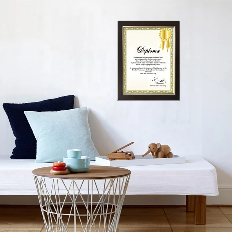 Plastic certificate frames wholesale diploma Frames for graduation