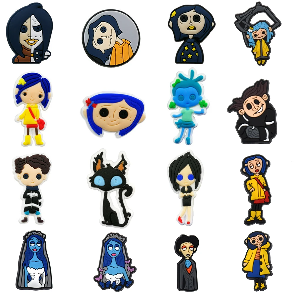 Wholesale Designer custom Coraline Charms Soft PVC Shoe Charms wholesale charms bulk vendor