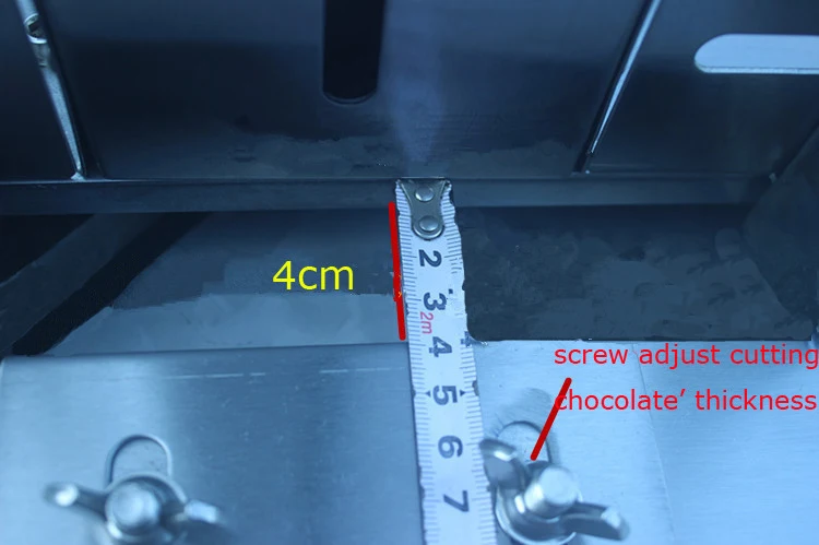 Semi automatic chocolate cutting/chopping machine/cheese shaving machine