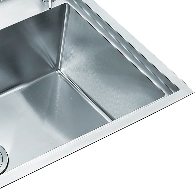Stainless steel single bowl kitchen sink handmade kitchen washing sink dishwasher