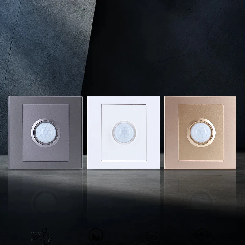 GuangShu wall motion sensor light switch automatic indoor smart sensor switch for light