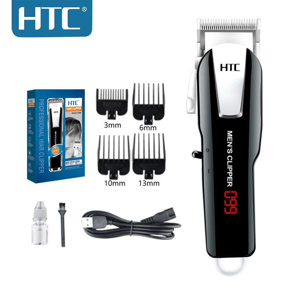 HTC CT-8088  Cordless Electric  Hair Clipper Professional Barber Hair Clipper High Motor Hair Clipper Trimmer