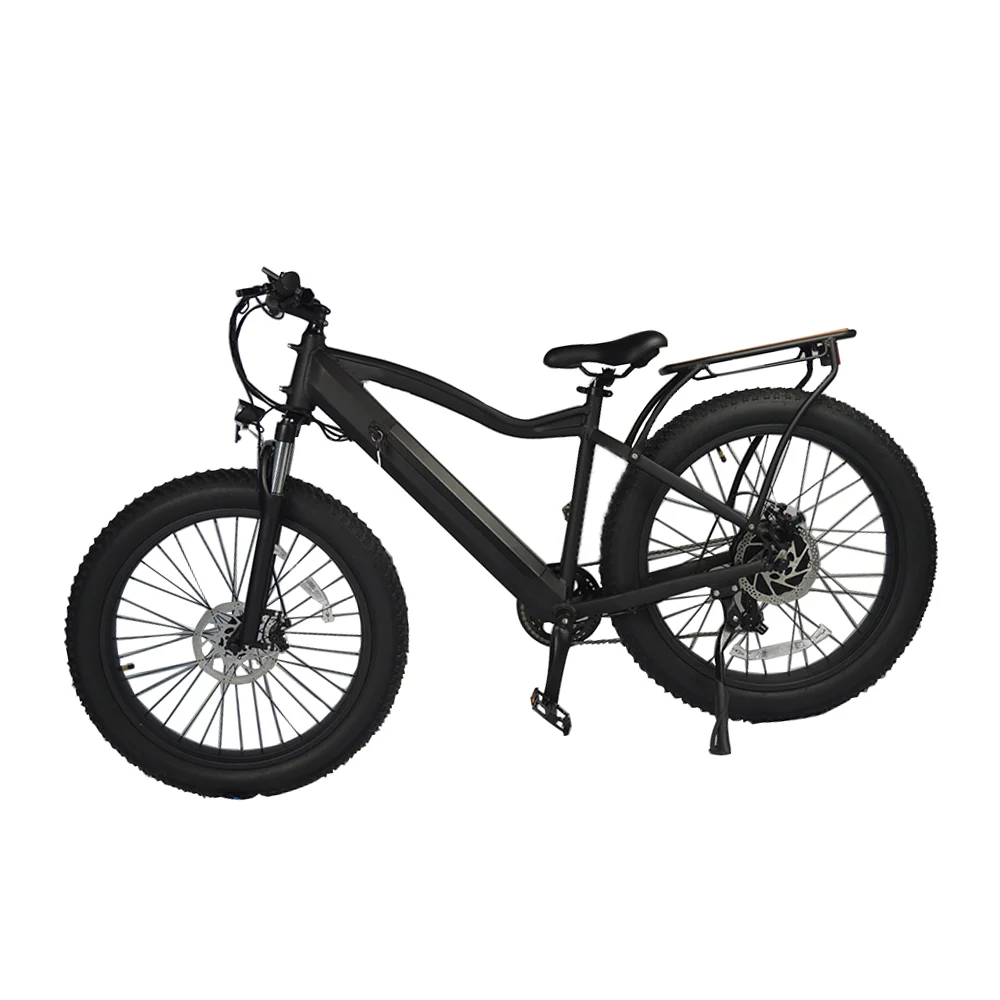 Factory Outlet Black 48V 20Mph 26 Inch Brushless Motor Adult Balance Electric Sports Bike