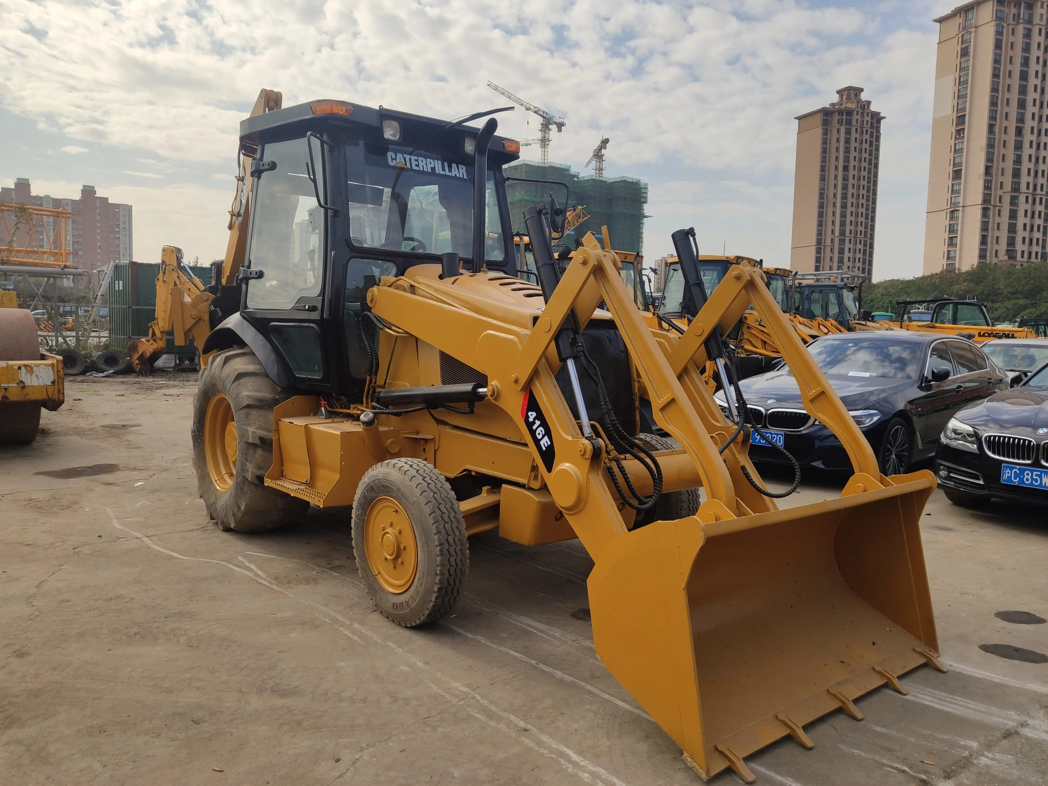 used CAT backhoe loaders 416E 416 E CAT416 used tractor loader CAT engineering machine for construction work