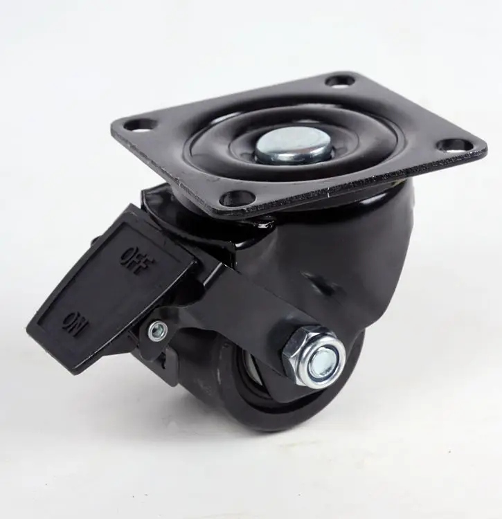 factory price  2.5 inch  universal caster wheel with brake  fixed  heavy duty caster  wheels