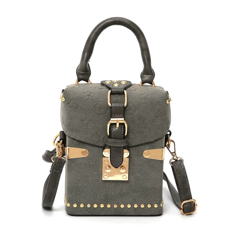 Hot Sell Luxury Mini Box Bags Ladies Small Messenger Handbags Fashion Designer Box Purses For Young Women