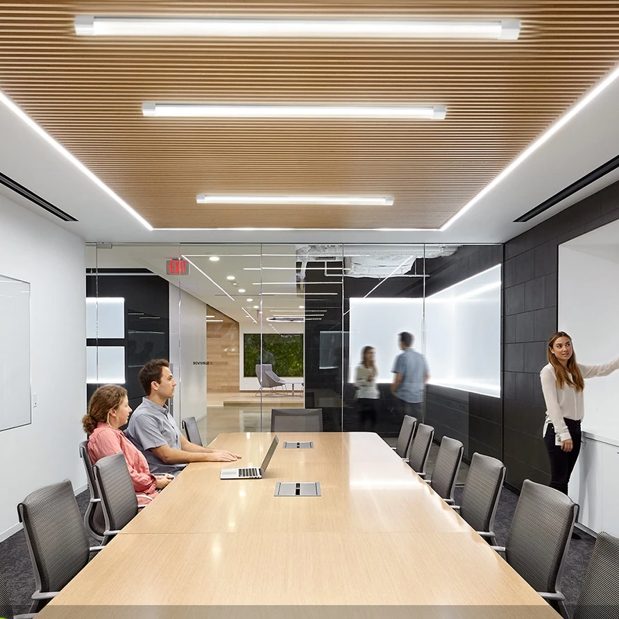 Super Brightness 45W 1500mm Led Linear Tri Proof Light 4000K Natural White IP66 for Office Corridor Supermarket