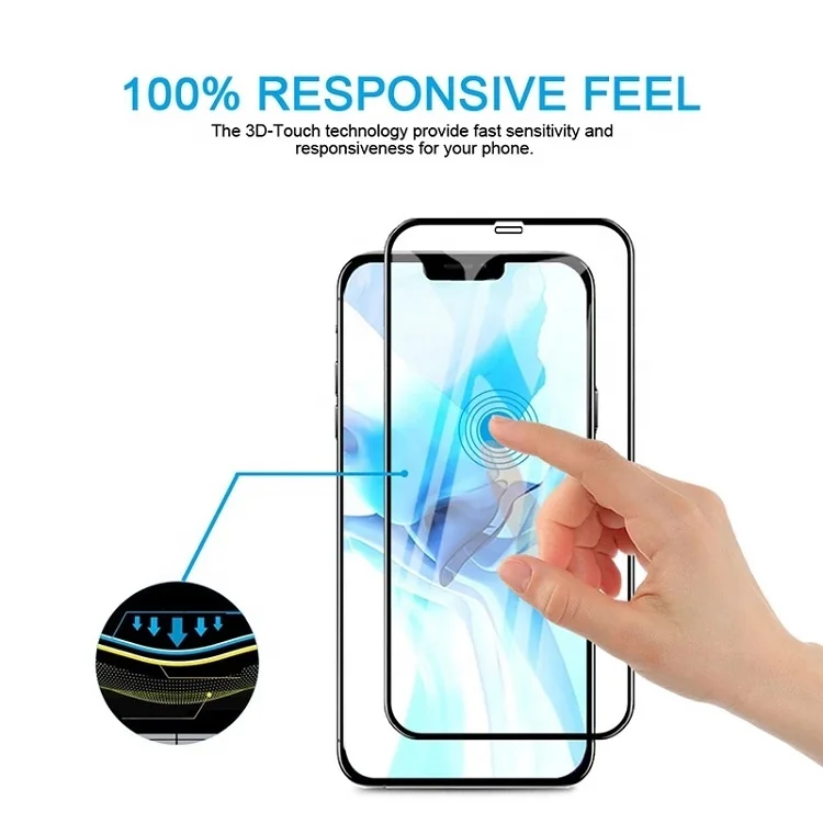 Four Strong ESD Anti-static Glass 9H 2.5D High Clear Tempered Glass Screen Protector For iPhone 13/Motorola/Samsung/Xiaomi