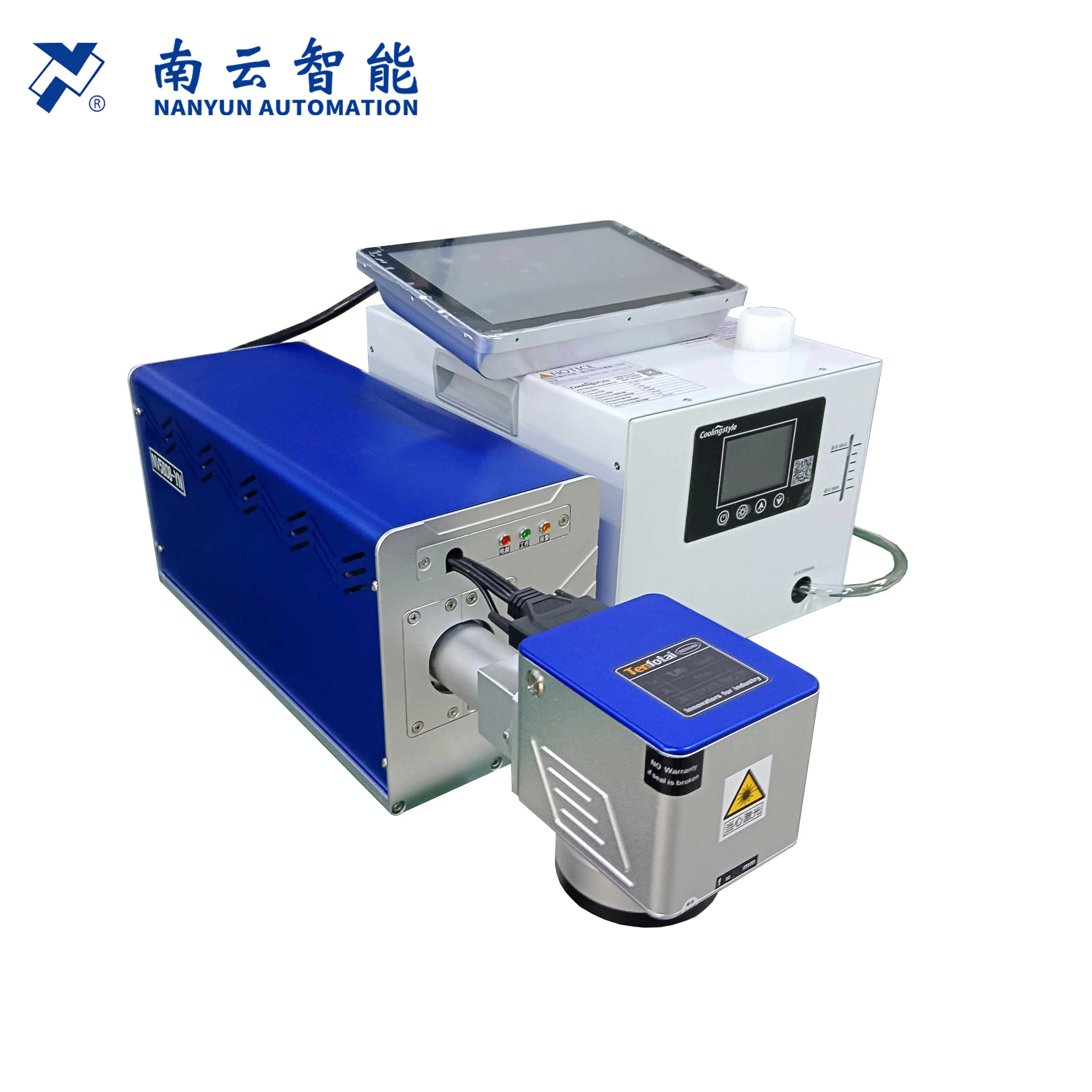 NV5808 NV3808 Flying Online Portable Type UV Laser Marking Coding Machine For PE HDPE PPR PVC PIPE Packaging Production Line