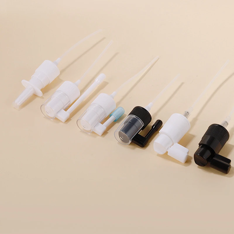Plastic Safe White Black Long Mouth Medical Nasal Spray Pump 5ml 10ml 15ml 20ml 25ml 30ml 50ml 60ml 100ml Amber Glass Bottle